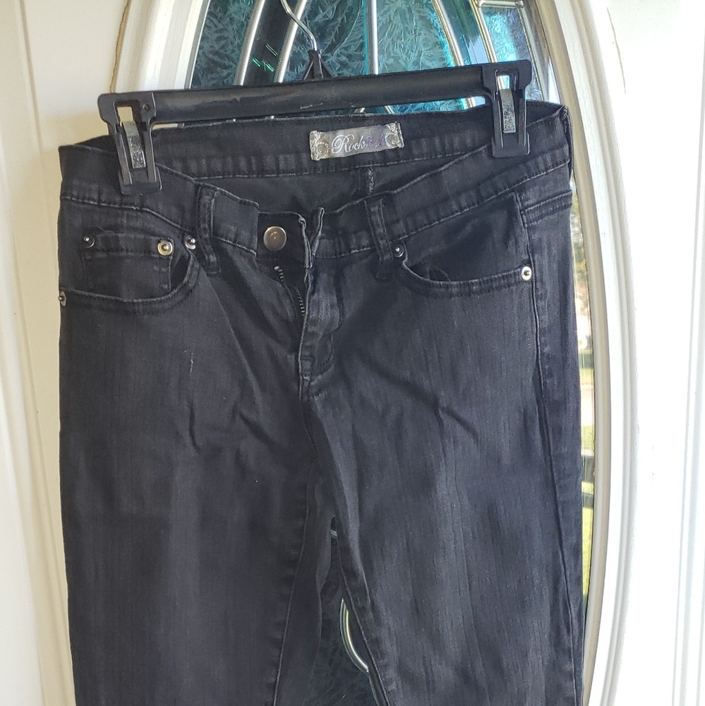 ROCK L.A black Skinny Jean's 28 average